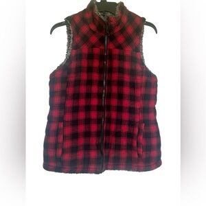 Maurices Gray Faux Fur Vest for teens